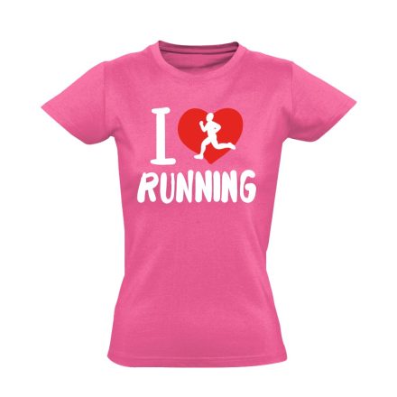 LoveRun futós női póló (rózsaszín)