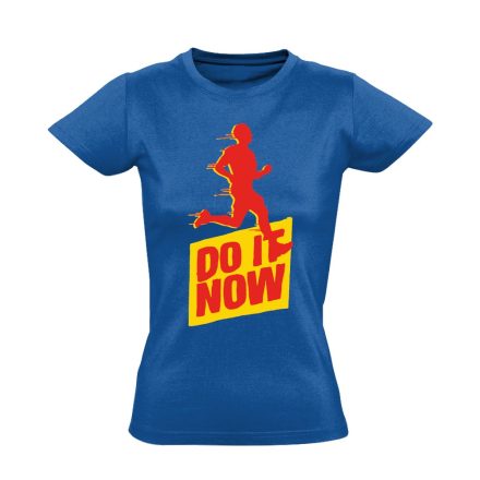 DoItNow futós női póló (kék)