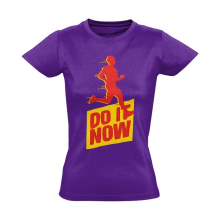 DoItNow futós női póló (lila)