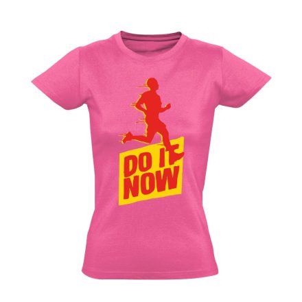 DoItNow futós női póló (rózsaszín)