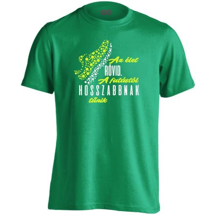 HosszúÉlet futós férfi póló (zöld)