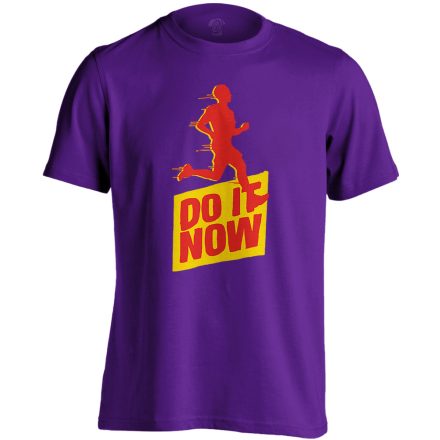 DoItNow futós férfi póló (lila)