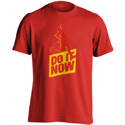 DoItNow futós férfi póló (piros)