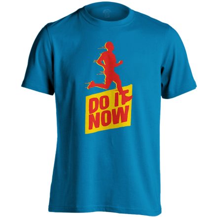 DoItNow futós férfi póló (zafírkék)