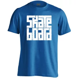 Cube gördeszkás férfi póló (kék)
