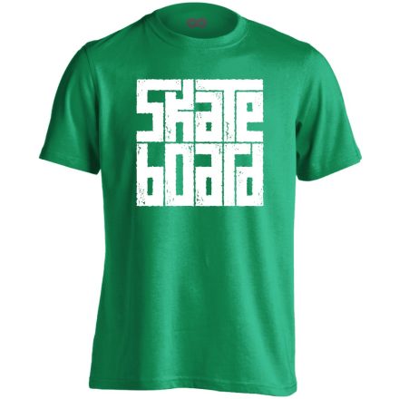 Cube gördeszkás férfi póló (zöld)
