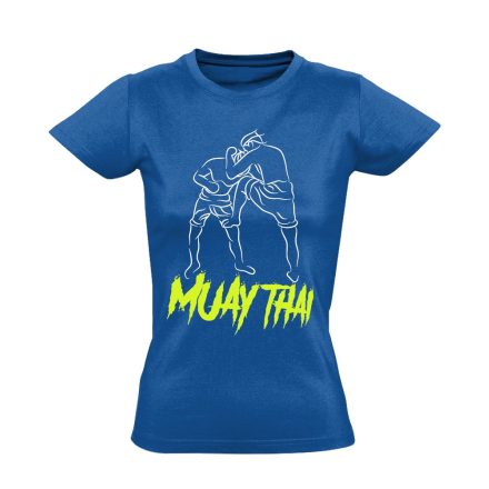 BUMMaFejbe thai bokszos női póló (kék)