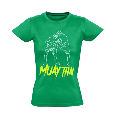 BUMMaFejbe thai bokszos női póló (zöld)