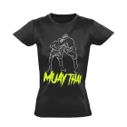 BUMMaFejbe thai bokszos női póló (fekete)