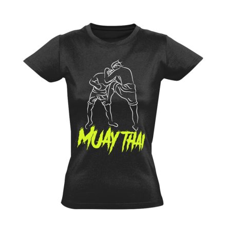 BUMMaFejbe thai bokszos női póló (fekete)
