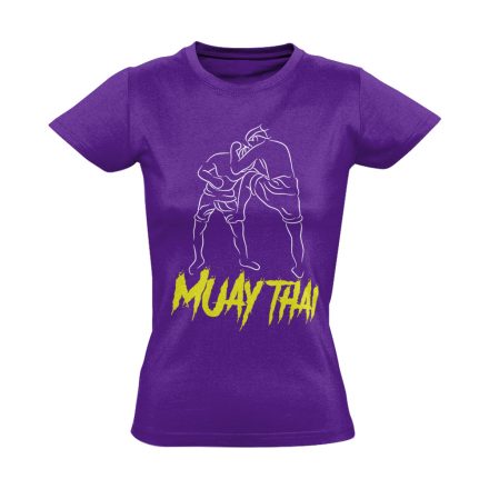 BUMMaFejbe thai bokszos női póló (lila)