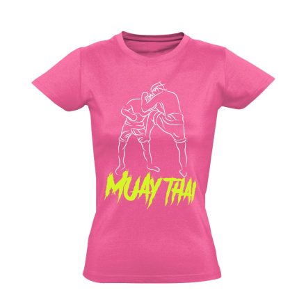BUMMaFejbe thai bokszos női póló (rózsaszín)