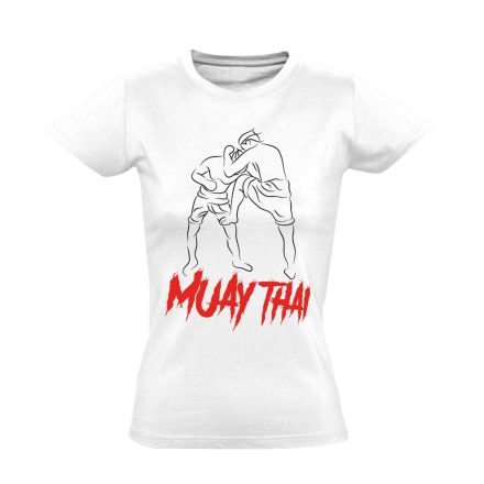BUMMaFejbe thai bokszos női póló (fehér)