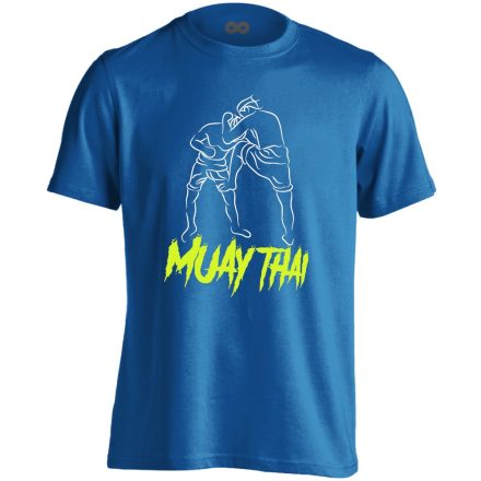 BUMMaFejbe thai bokszos férfi póló (kék)
