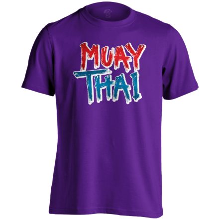 MuayThai thai bokszos férfi póló (lila)