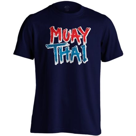 MuayThai thai bokszos férfi póló (tengerészkék)