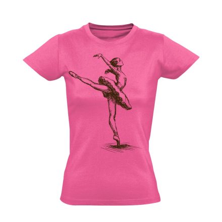 Penché "skicc" balettos női póló (rózsaszín)