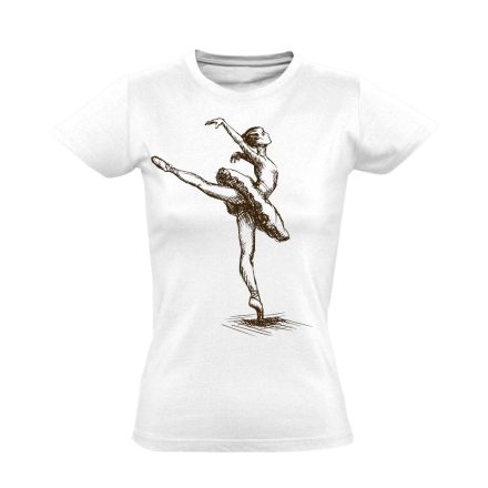 Penché "skicc" balettos női póló (fehér)