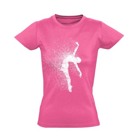 Pozíció "részecskék" balettos női póló (rózsaszín)