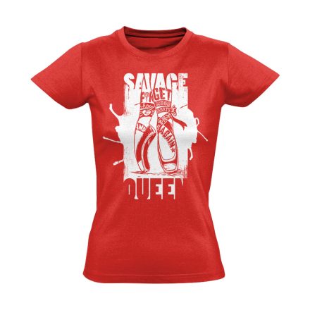 Chaussure "savage" balettos női póló (piros)
