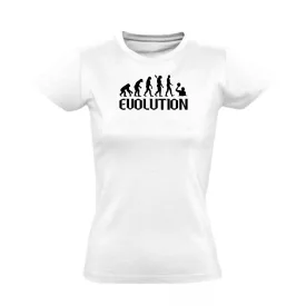 Evolúció vizilabdás női póló (fehér)