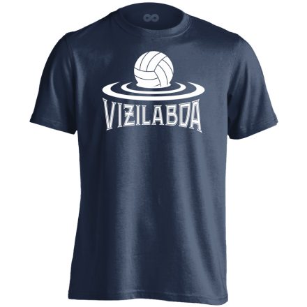 Vizilabda fodrozódás vizilabdás férfi póló (tengerészkék)
