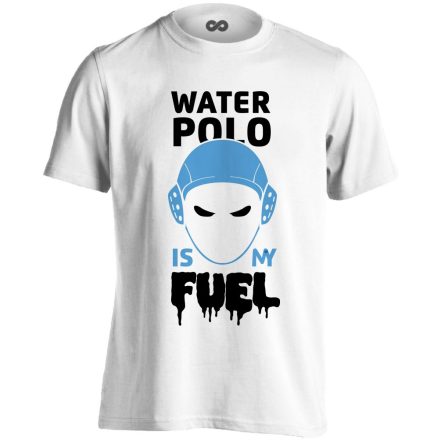 Water Polo Is My Fuel vízilabdás férfi póló (fehér)