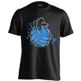 Water Polo Heart vízilabdás férfi póló (fekete)