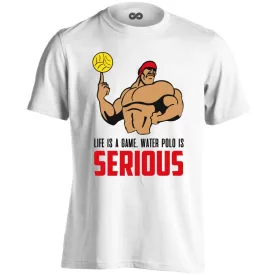 Water Polo Is Serious vízilabdás férfi póló (fehér)