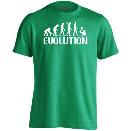 Evolúció vizilabdás férfi póló (zöld)