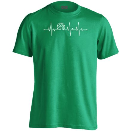 EKG vizilabdás férfi póló (zöld)