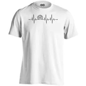 EKG vizilabdás férfi póló (fehér)