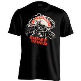 №2 motoros férfi póló (fekete)