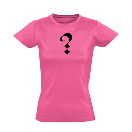 Kalandjáték zsákbamacska női póló (rózsaszín)
