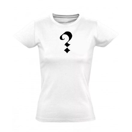 Kalandjáték zsákbamacska női póló (fehér)