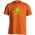 Haláli Pergő dobos férfi póló (narancssárga)