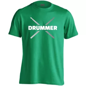 Drummer dobos férfi póló (zöld)