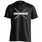 Drummer dobos férfi póló (fekete)
