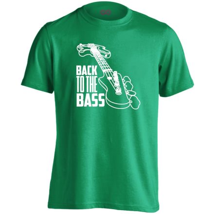 BasszPerspektíva gitáros férfi póló (zöld)