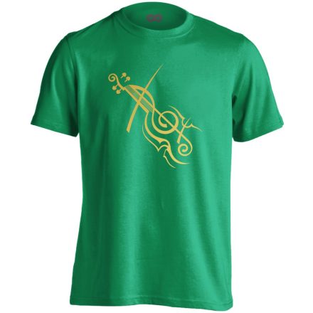 AranyPrímás hegedűs férfi póló (zöld)