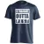 Straight outta Pest hip-hop férfi póló (tengerészkék)
