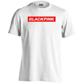 Blackpink, but red k-pop férfi póló (fehér)