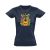 La guitarra latin női póló (tengerészkék)