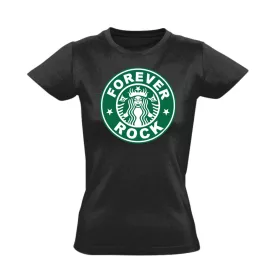 Rockbucks rock 'n metál női póló (fekete)
