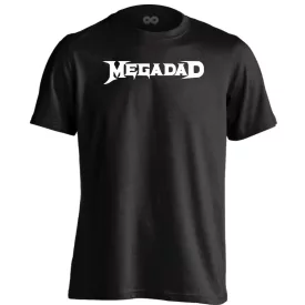 Megadad rock 'n metál férfi póló (fekete)