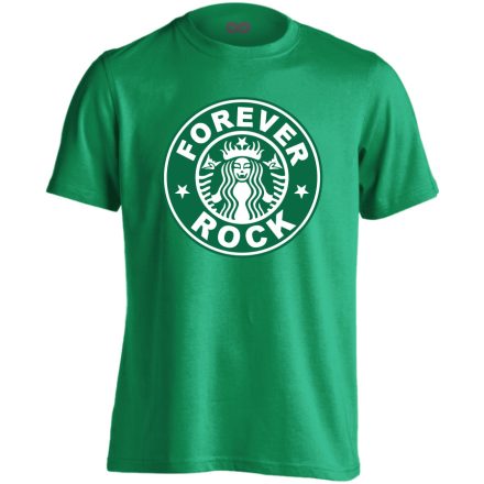 Rockbucks rock 'n metál férfi póló (zöld)