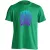 Élj, nevess, szeress jeges rock 'n metál férfi póló (zöld)