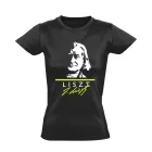 Liszt zongorás női póló (fekete)