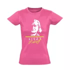 Liszt zongorás női póló (rózsaszín)