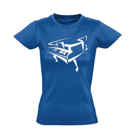 ZongorArt zongorás női póló (kék)